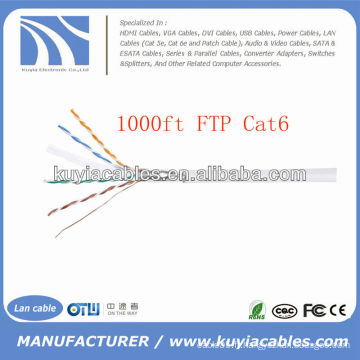 1000FT 4pairs Câble CAT 600 cable FTP